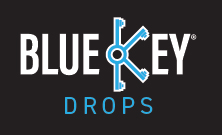 Blue Key Drops logo